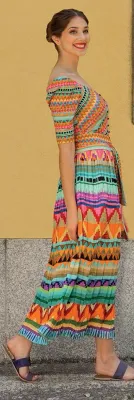 Paul Brial: Mi Vida Love off Shoulder Maxi Dress