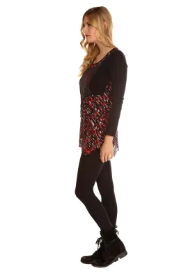 ME Paris: Vegan Leather Rose Tunique