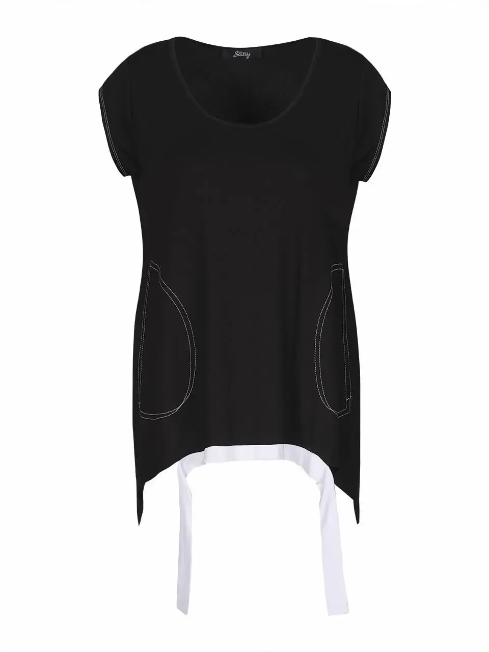 EverSassy By Dolcezza: Forever Comfi Uneven Pocket Tunic
