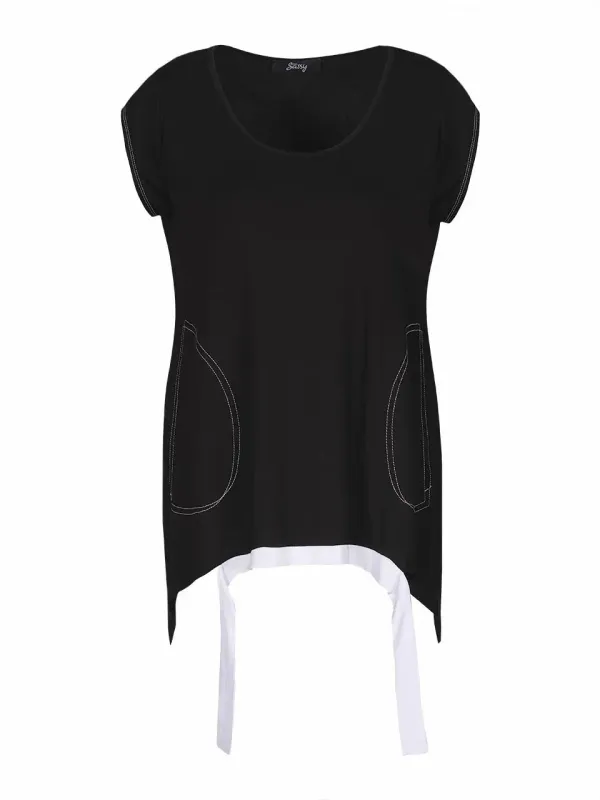 EverSassy By Dolcezza: Forever Comfi Uneven Pocket Tunic