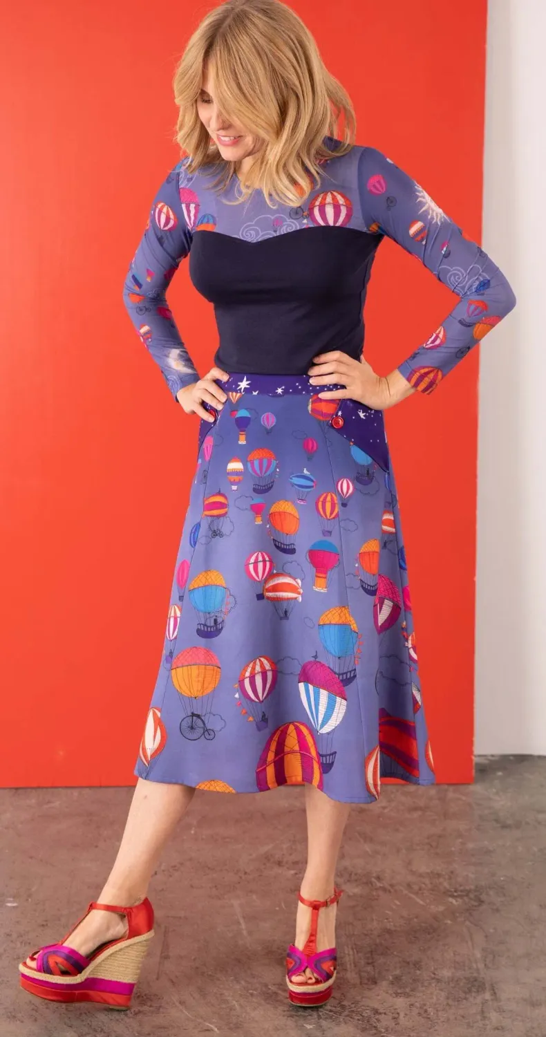 Anatopik: 80 Days Of Fairy Fun Flared Midi Skirt SOLD OUT