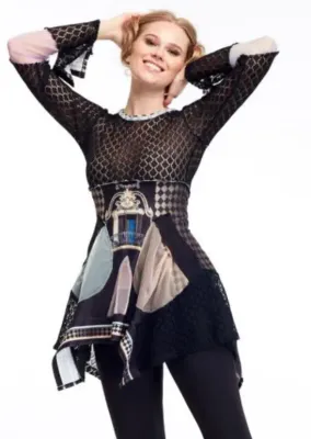 IPNG: A Cup Of Story Versailles Palace Illusion Flared Tunic