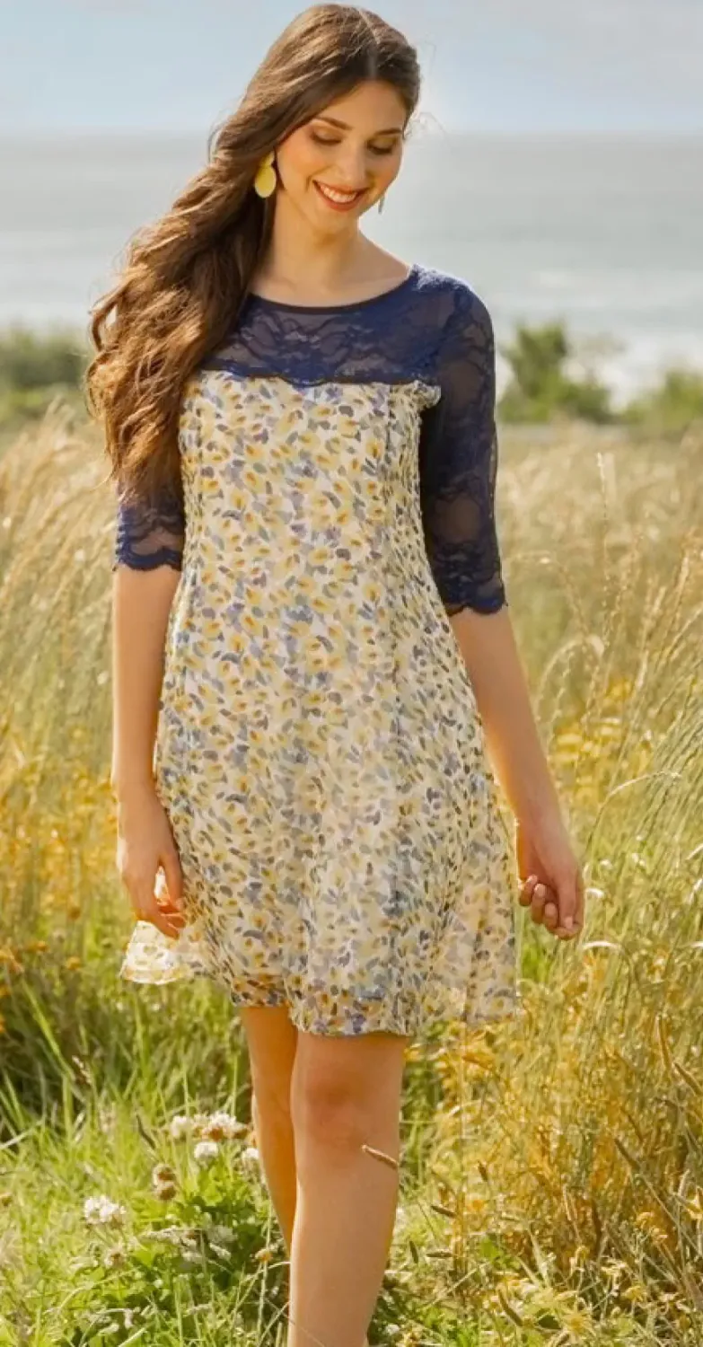 Paul Brial: Lemons &amp; Lavender Flared Sundress