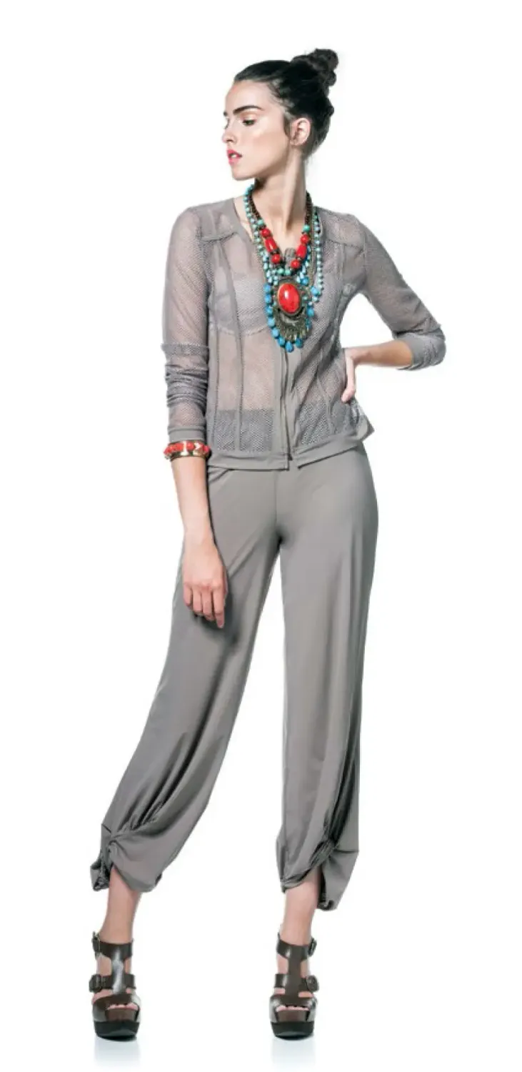 Maloka: Rose Petal Ruched Pant