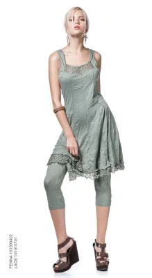 Maloka: Chic Crinkled Cotton Long Tunic/Dress