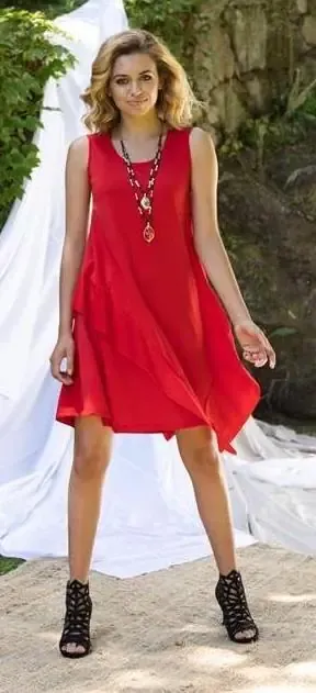 Maloka: Cool Like A Kiwi Ruffles Rage Dress/Tunic