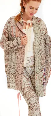 IPNG: Feelin Bloomy Knit Illusion Casual Cardigan