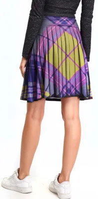 IPNG: Fall Conversations Mini Flared Illusion Skirt