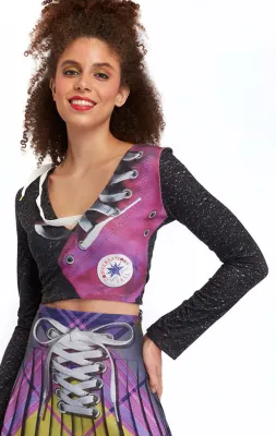 IPNG: Fall Conversations Illusion Shirt Mini