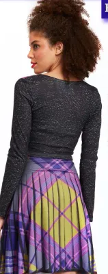 IPNG: Fall Conversations Illusion Shirt Mini