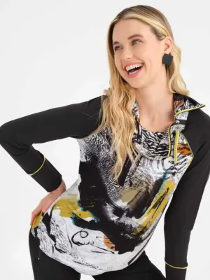 Simply Art Dolcezza: Safari Escape Abstract Art Pullover