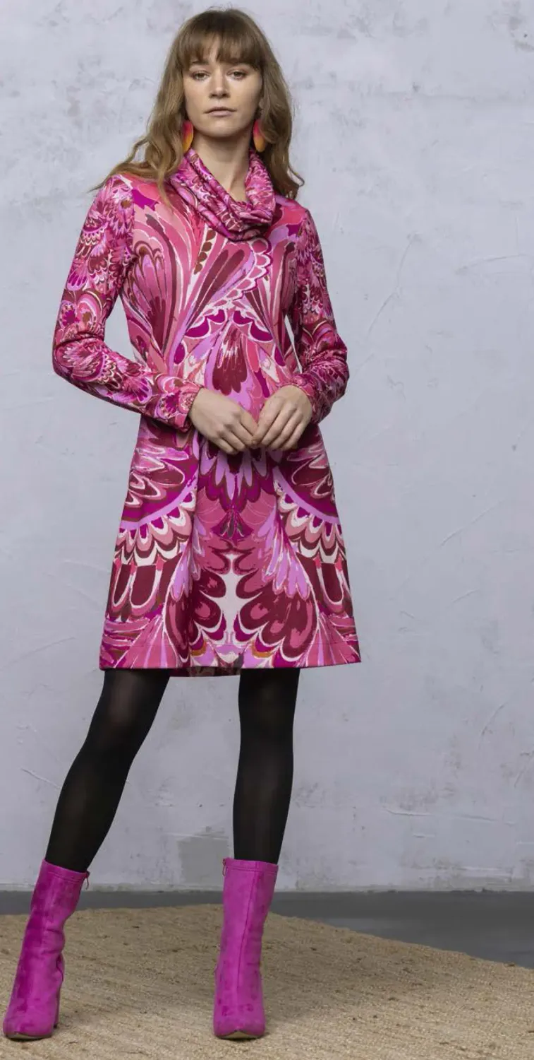 Maloka: Life In Pink Sweater Dress