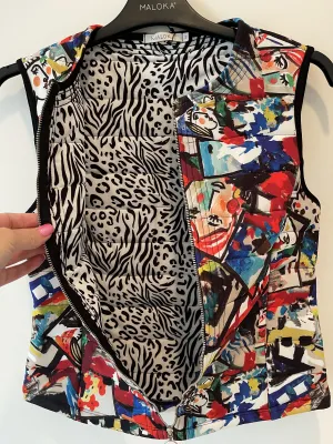 Maloka: The Many Faces Of Picasso Abstract Art Quilted Vest