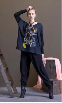 G!oze: Technique Jackie Wide Leg Pants