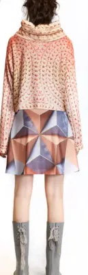 IPNG: 6TH Sense Illusion Flared Mini Skirt (Some Ship Immed!)