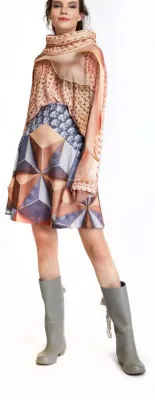 IPNG: 6TH Sense Illusion Flared Mini Skirt (Some Ship Immed!)