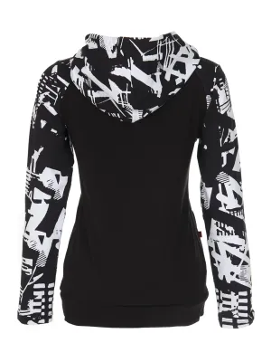 Simply Art Dolcezza: Matiere Urbaine Abstract Art Hoodie Pullover