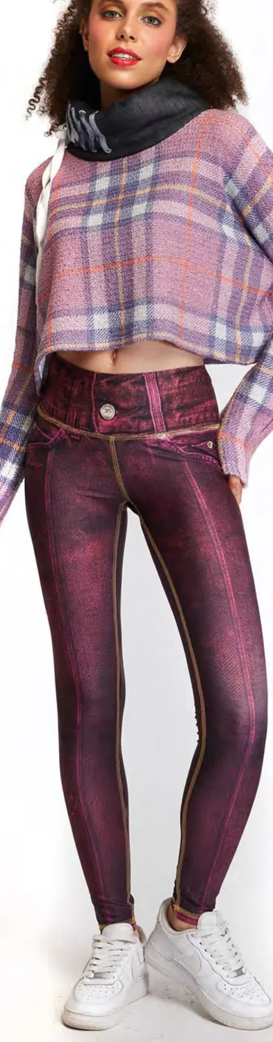 IPNG: Fall Conversations Denim Illusion Legging
