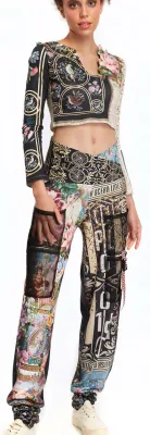 IPNG: Fortune In Flowerland Illusion Genie Pants