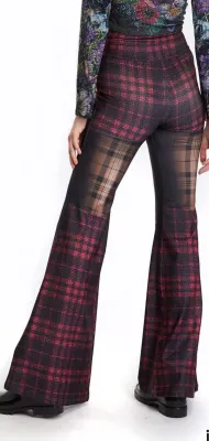 IPNG By Wild Curves: Back To Black Tartan Pants