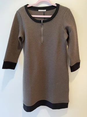 Maloka: Quilted Contour Flared Dress