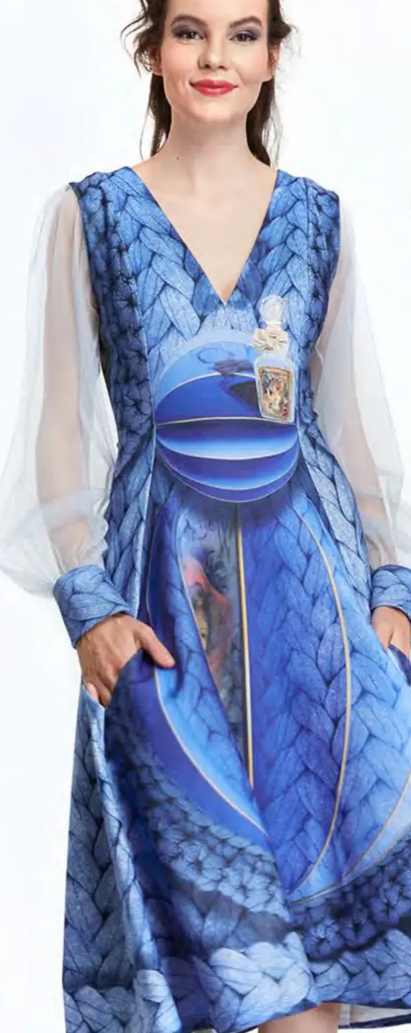 IPNG: 6TH Sense Flared Illusion Zip Dress