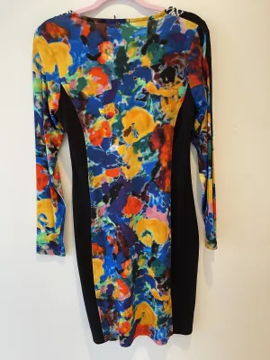 Maloka: Carried Away In Color Contrast Dress