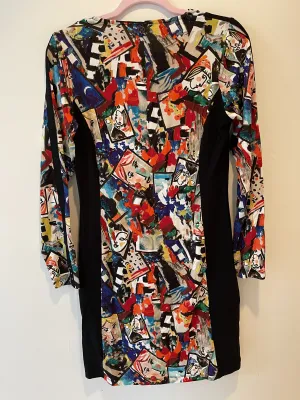 Maloka: The Many Faces Of Picasso Abstract Art  Contrast Dress
