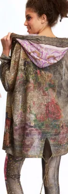 IPNG: Fortune In Flowerland Denim Illusion Cardigan