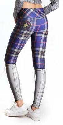 IPNG: Fall Conversations Tartan Illusion Legging