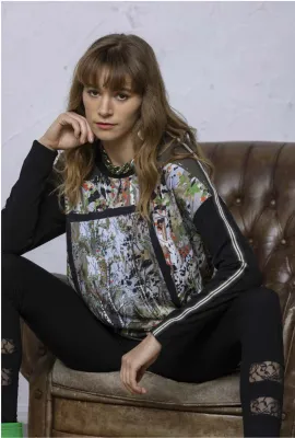 Maloka: Enchanted Forest Contrast Sweater