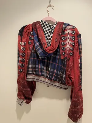 IPNG: Fall Conversations Illusion Hoodie Puff Jacket