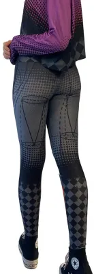 IPNG: Art Is My Body In Rhythm Illusion Legging