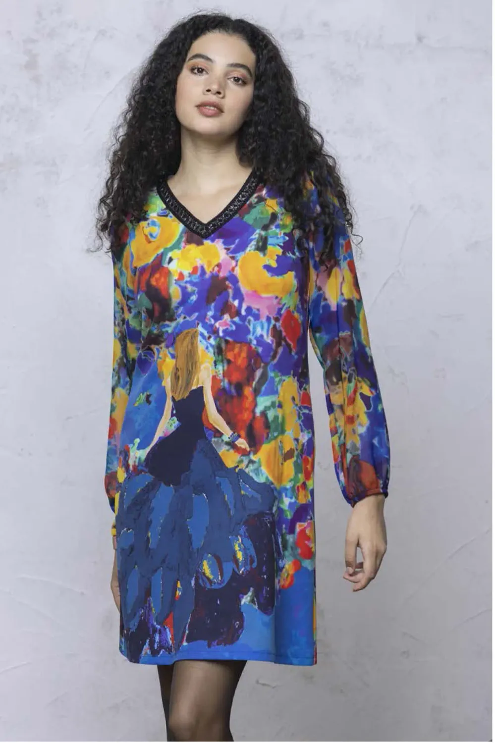 Maloka: Carried Away In Color Comfort Dress