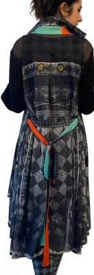 IPNG: Art Is My Body In Rhythm Illusion Kimono Shirt Cardigan