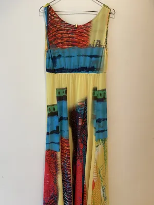 Save The Queen: Color Me Happy Long Flared Dress