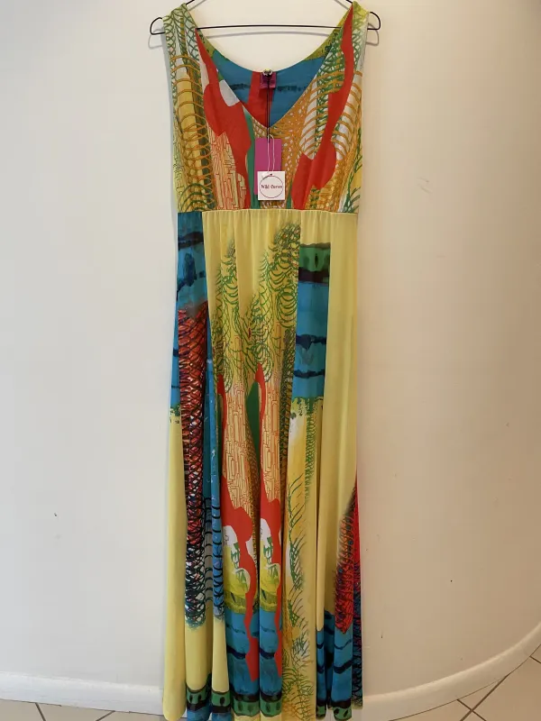 Save The Queen: Color Me Happy Long Flared Dress