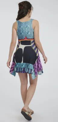 IPNG: Mermaiden Shuffle 3D Illusion Gypsy Shirt Tunic