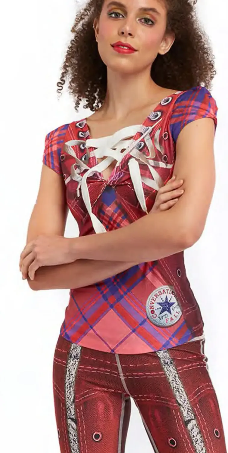 IPNG: Fall Conversations Illusion Blouse