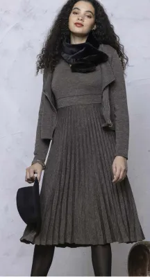 Maloka: Fabulous Tricot Flared Dress