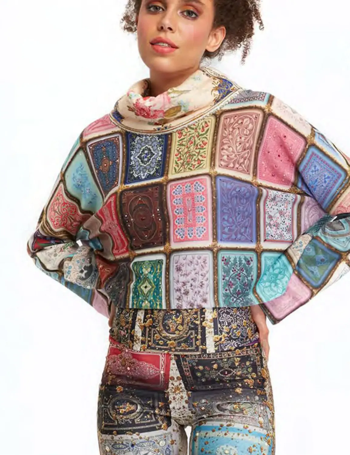 IPNG: Fortune In Flowerland Royal Card Illusion Blouse