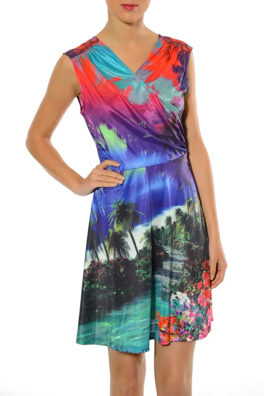 Smash! Spain: Island Breeze Print Dress