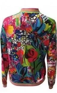 Maloka: Sunset Blooms Zip Up Jacket