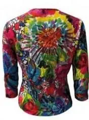 Maloka: Sunset Blooms Buttoned Cardigan