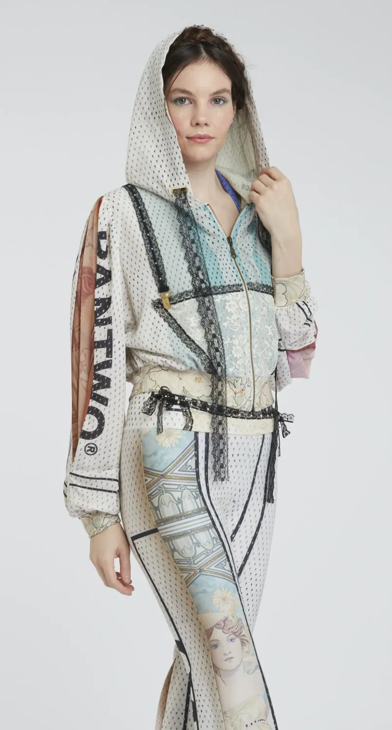 IPNG: Pantwo Greek Goddesses Hoodie Puff Jacket