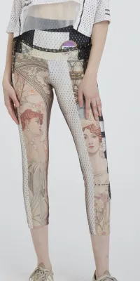 IPNG: Pantwo Greek Goddesses High Waist Illusion Legging