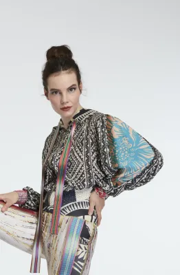 IPNG: Red Hot Illusion Hoodie Puff Jacket