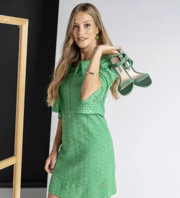 Paul Brial: Laser Cut Petals Mini Sundress