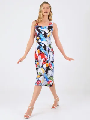 Simply Art Dolcezza: Joy Entracte 3 Abstract Art Midi Dress