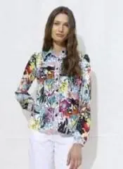 Maloka: Snorkeling Abstract Art Blouse